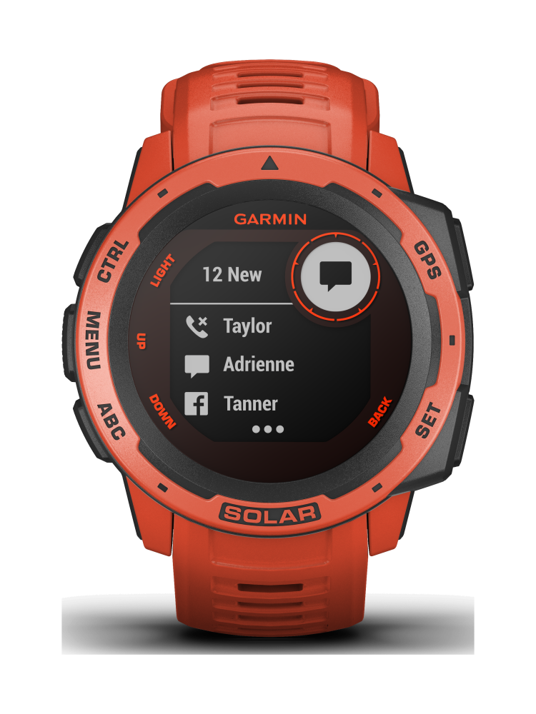 difference between garmin instinct and instinct solar