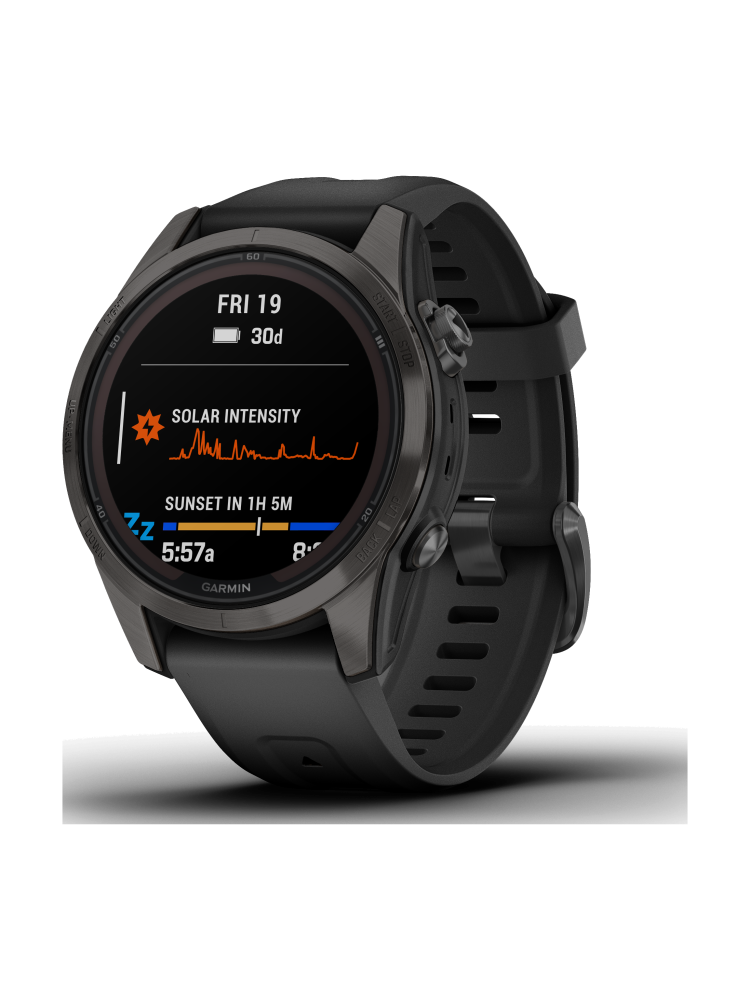 Garmin fenix® 7 PRO fenix 7S PRO Sapphire Solar Edition "Schwarz