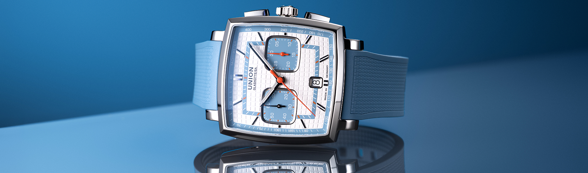 Banner mit Uhrenbildern