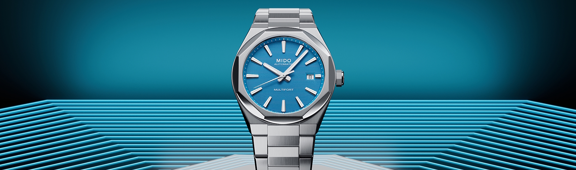 Banner mit Uhrenbildern