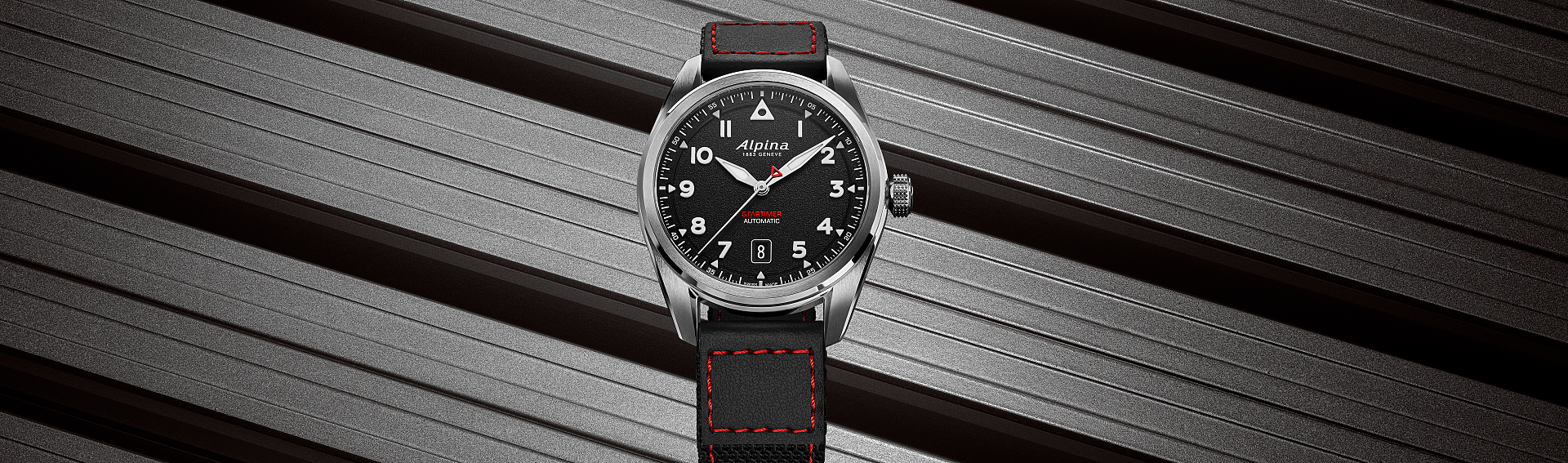 Banner mit Uhrenbildern