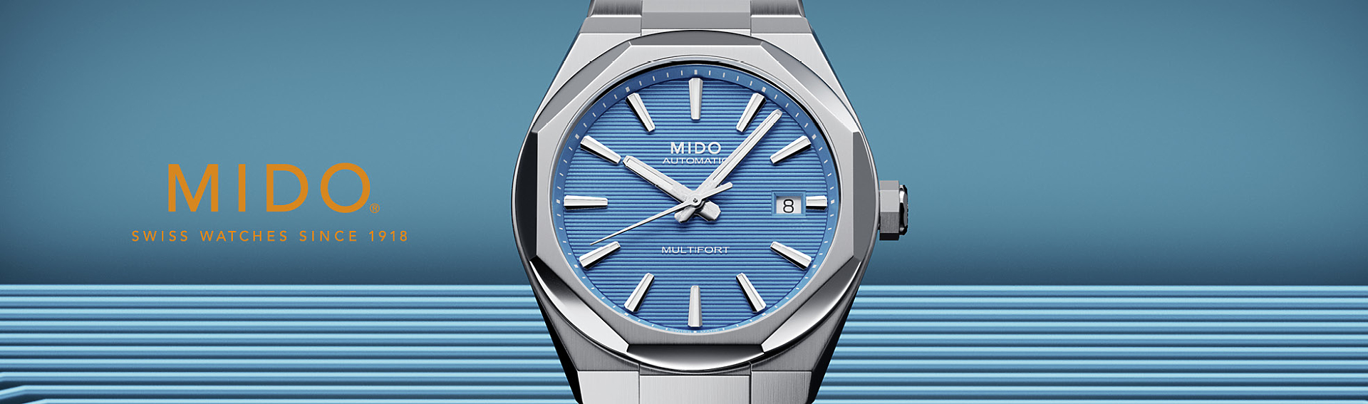 Banner mit Uhrenbildern