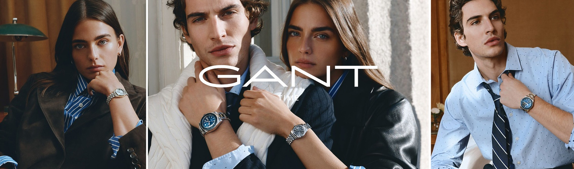 Banner mit Uhrenbildern