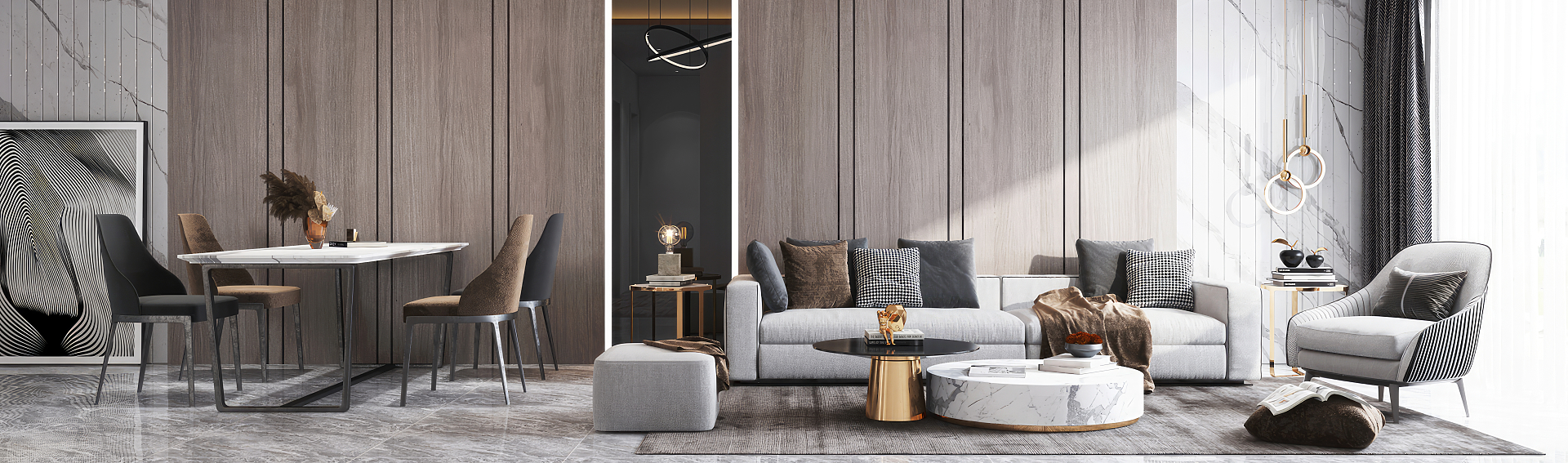 Banner mit Uhrenbildern